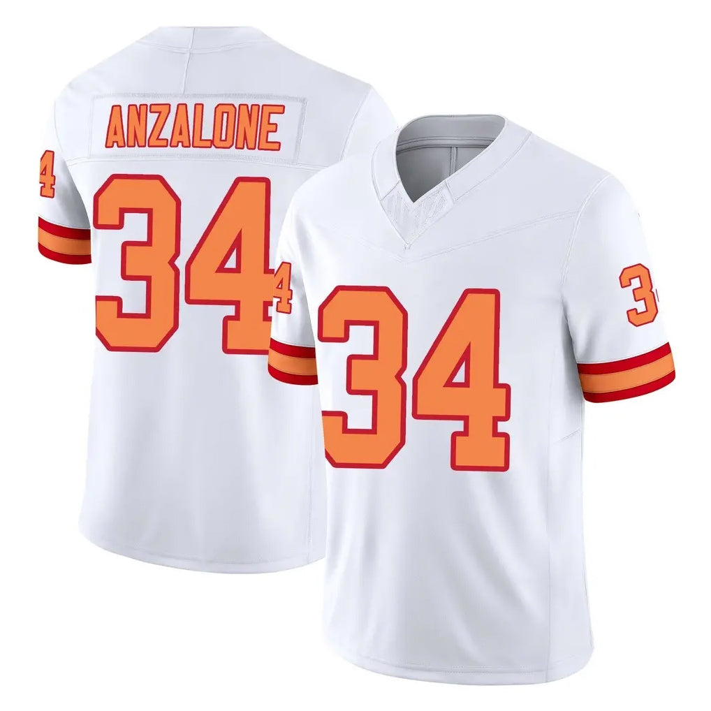 Blackjersey TB.Buccaneers #34 Alex Anzalone Player White Limited '76 Vapor F.U.S.E. Home Game Stitched Jerseys