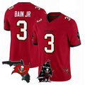 Blackjersey TB.Buccaneers #3 Rueben Bain Jr. Player Red Limited 2026 Season Vapor F.U.S.E. Home Game Stitched Jerseys