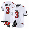 Blackjersey TB.Buccaneers #3 Rueben Bain Jr. Player White Limited 2026 Season Vapor F.U.S.E. Home Game Stitched Jerseys