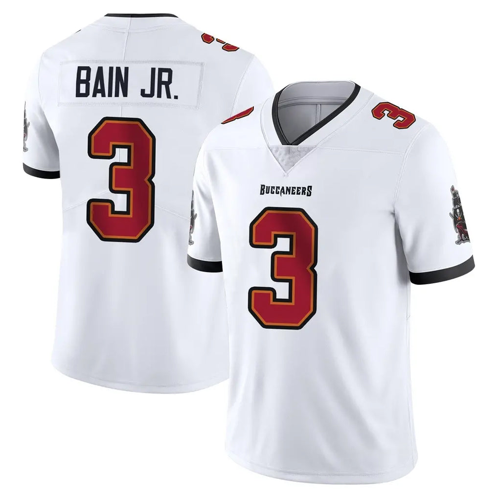 Blackjersey TB.Buccaneers #3 Rueben Bain Jr. Player White Limited Vapor Untouchable Home Game Stitched Jerseys