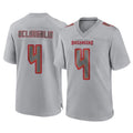 Blackjersey TB.Buccaneers #4 Chase McLaughlin Player Gray Atmosphere Fashion Home Game Stitched Jerseys
