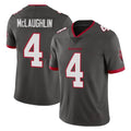 Blackjersey TB.Buccaneers #4 Chase McLaughlin Player Pewter Limited Alternate Vapor Home Game Stitched Jerseys
