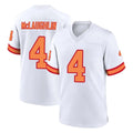 Blackjersey TB.Buccaneers #4 Chase McLaughlin Player White '76 Home Game Stitched Jerseys