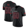 Blackjersey TB.Buccaneers #50 Vita Vea Player Black Impact Limited Home Game Stitched Jerseys