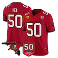 Blackjersey TB.Buccaneers #50 Vita Vea Player Red Limited 2026 Season Vapor F.U.S.E. Home Game Stitched Jerseys