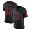Blackjersey TB.Buccaneers #62 Graham Barton Player Black Impact Limited Home Game Stitched Jerseys