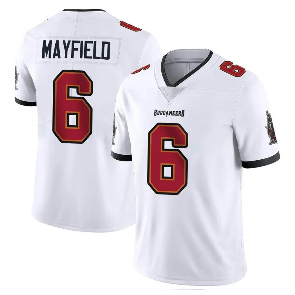 Blackjersey TB.Buccaneers #6 Baker Mayfield Player White Limited Vapor Untouchable Home Game Stitched Jerseys