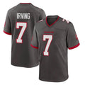 Blackjersey TB.Buccaneers #7 Bucky Irving Player Pewter Alternate Home Game Stitched Jerseys