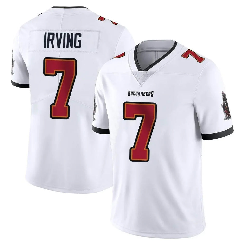 Blackjersey TB.Buccaneers #7 Bucky Irving Player White Limited Vapor Untouchable Home Game Stitched Jerseys
