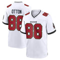 Blackjersey TB.Buccaneers #88 Cade Otton Player White Home Game Stitched Jerseys