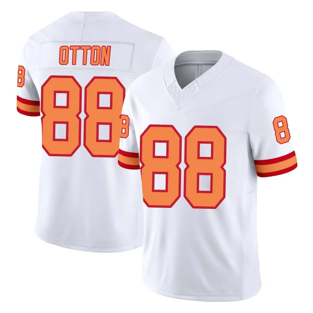 Blackjersey TB.Buccaneers #88 Cade Otton Player White Limited '76 Vapor F.U.S.E. Home Game Stitched Jerseys