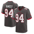 Blackjersey TB.Buccaneers #94 Calijah Kancey Player Pewter Alternate Home Game Stitched Jerseys