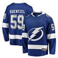 Blackjersey TB.Lightning #59 Jake Guentzel Blue Home Premier Breakaway Player Jerseys