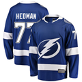Blackjersey TB.Lightning #77 Victor Hedman Blue Home Breakaway Jerseys