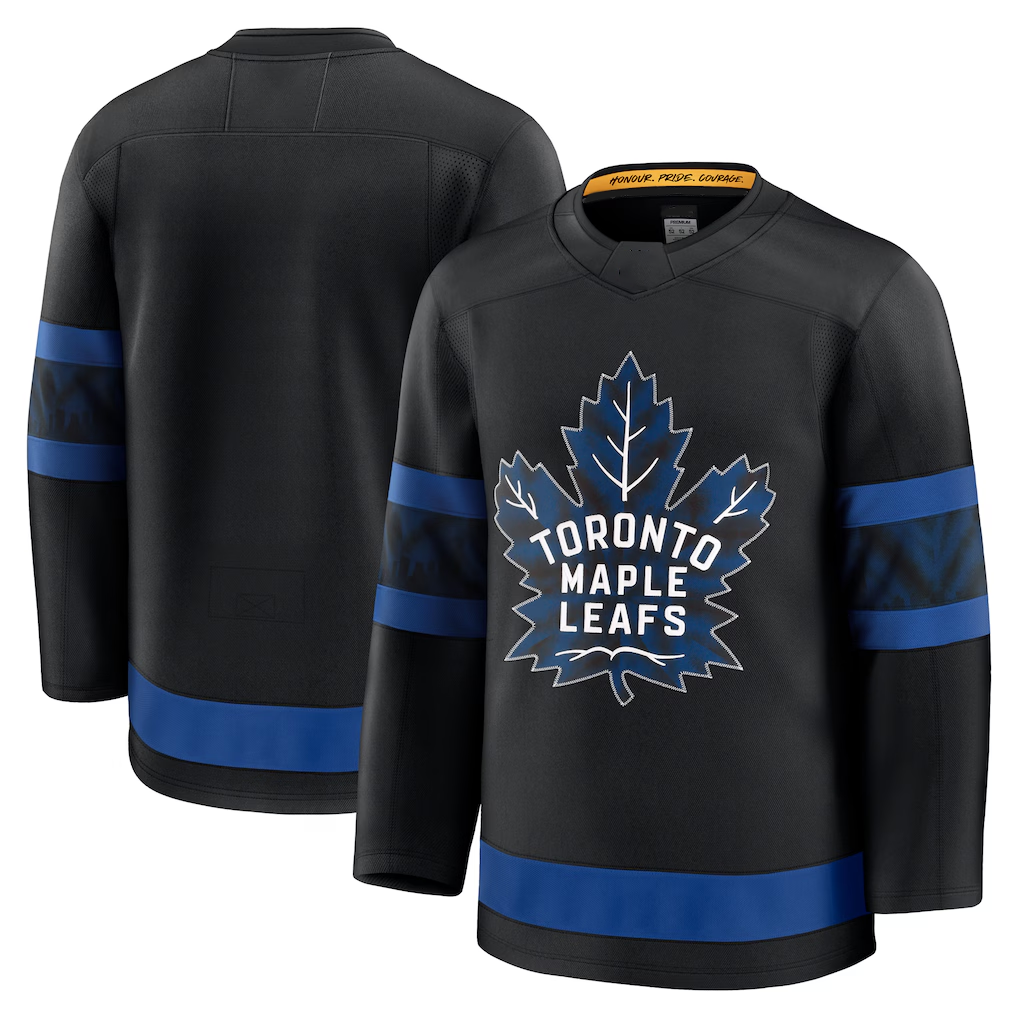 Blackjersey TM.Leafs Black Alternate Premium