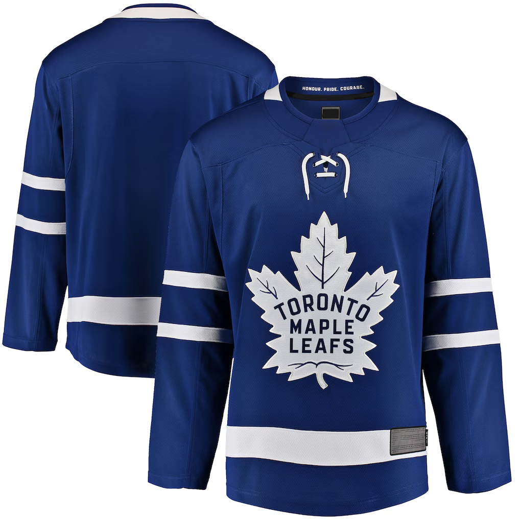 Blackjersey TM.Leafs Blue Breakaway Home Jerseys
