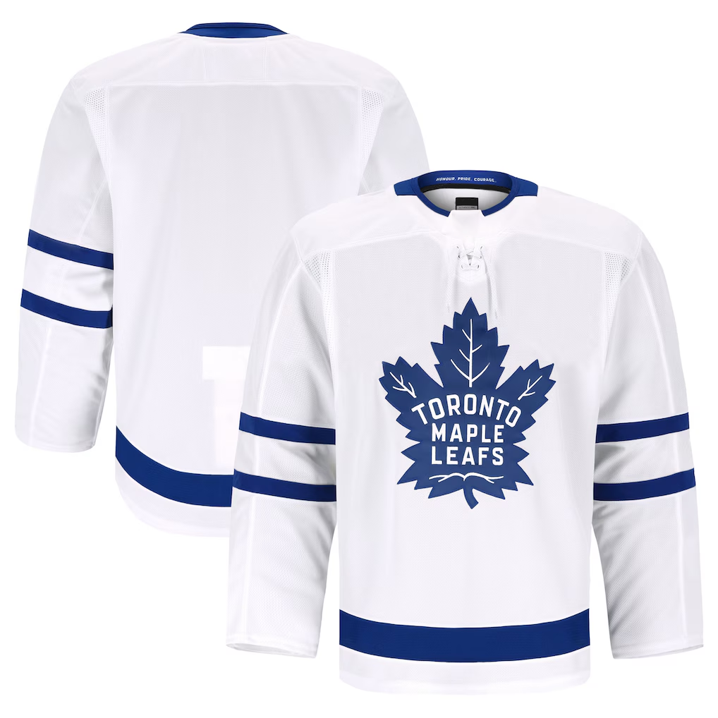 Blackjersey TM.Leafs White Away Authentic Pro Jerseys