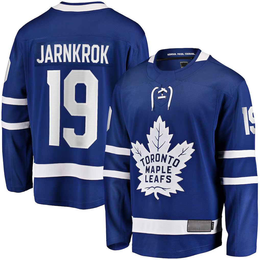 Blackjersey TM.Leafs #19 Calle Jarnkrok Blue Home Breakaway Player Jerseys
