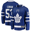 Blackjersey TM.Leafs #53 Easton Cowan Blue Home Breakaway Jerseys
