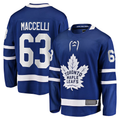 Blackjersey TM.Leafs #63 Matias Maccelli Blue Home Breakaway Jerseys