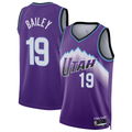 Blackjersey U.Jazz #19 Ace Bailey Purple Swingman Jerseys - Icon Edition