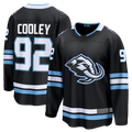 Blackjersey U.Mammoth #92 Logan Cooley Black Home Breakaway Jerseys