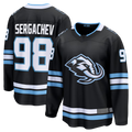 Blackjersey U.Mammoth #98 Mikhail Sergachev Black Home Breakaway Player Jerseys