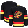 Blackjersey V.Canucks Black Alternate Authentic Pro Jerseys