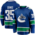 Blackjersey V.Canucks #35 Thatcher Demko Blue Home Breakaway Jerseys