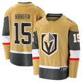Blackjersey VG.Knights #15 Noah Hanifin Gold Home Breakaway Jerseys