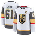 Blackjersey VG.Knights #61 Mark Stone White Away Premium Jerseys