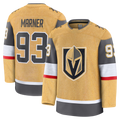 Blackjersey VG.Knights #93 Mitch Marner Gold Home Premium Jerseys