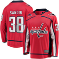 Blackjersey W.Capitals #38 Rasmus Sandin Red Home Breakaway Jerseys
