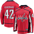 Blackjersey W.Capitals #42 Martin Fehervary Red Home Breakaway Player Jerseys