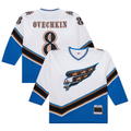 Blackjersey W.Capitals #8 Alexander Ovechkin Mitchell & Ness White 2005-06 Power Play Jerseys
