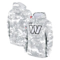Blackjersey W.Commanders Arctic Camo Limited Salute to Service Pullover Hoodies Game Blank Player Stitched Jerseys