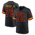 Blackjersey W.Commanders #72 Josh Conerly Jr. Player Black Limited Home Game Stitched Jerseys
