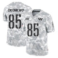 Blackjersey W.Commanders #85 Chig Okonkwo Player Arctic Camo Limited Salute To Service Home Game Stitched Jerseys