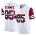 Blackjersey W.Commanders #85 Chig Okonkwo Player White Vapor F.U.S.E. Limited Home Game Stitched Jerseys