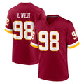 Blackjersey W.Commanders #98 Odafe Oweh Player Burgundy Game Home Stitched Jerseys