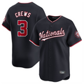 Blackjersey W.Nationals #3 Dylan Crews Player Navy Limited Stitched Jerseys
