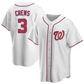 Blackjersey W.Nationals #3 Dylan Crews Player White Game Replica Stitched  Jerseys