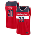 Blackjersey W.Wizards #20 Alex Sarr Red Fast Break Replica Jerseys - Icon Edition