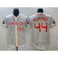 Blackjersey Houston Astros #44 Yordan Alvarez Number White  2023 City Connect Flex Base Stitched Jersey 2