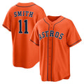 Blackjersey Houston Astros #11 Cam Smith Orange  Alternate Replica Jersey