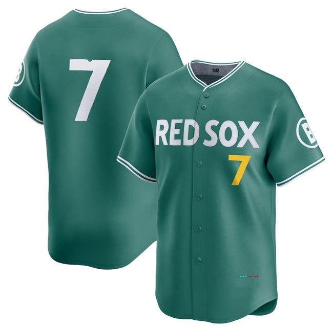 BlackjerseyBoston Red Sox #7 Masataka Yoshida Green  2025 City Connect Limited Stitched Jersey