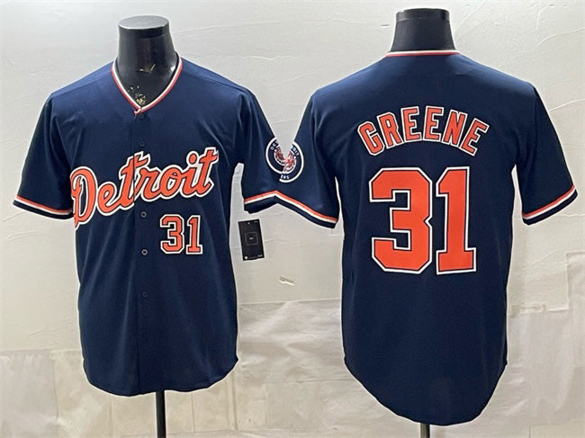 Blackjersey Detroit Tigers #31 Riley Greene Navy  2026 Alternate Vapor Premier Limited Stitched Jersey